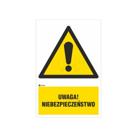 Indicator de Avertizare PVC 200x300mm | Electronic-mag.ro | Componente Electronice