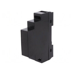 Carcasă DIN ABS Neagră 90x17x65mm | Electronic-mag.ro | Componente Electronice