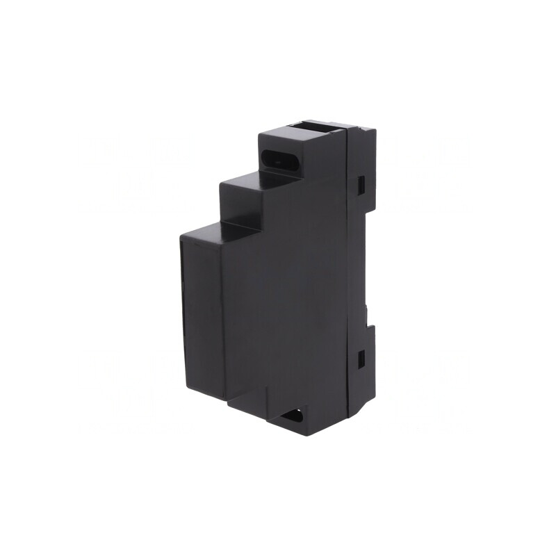 Carcasă DIN ABS Neagră 90x17x65mm | Electronic-mag.ro | Componente Electronice