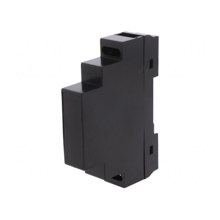 Carcasă DIN ABS Neagră 90x17x65mm | Electronic-mag.ro | Componente Electronice