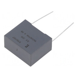 Condensator Polipropilenă 3,3uF THT ±5% | Electronic-mag.ro | Componente Electronice