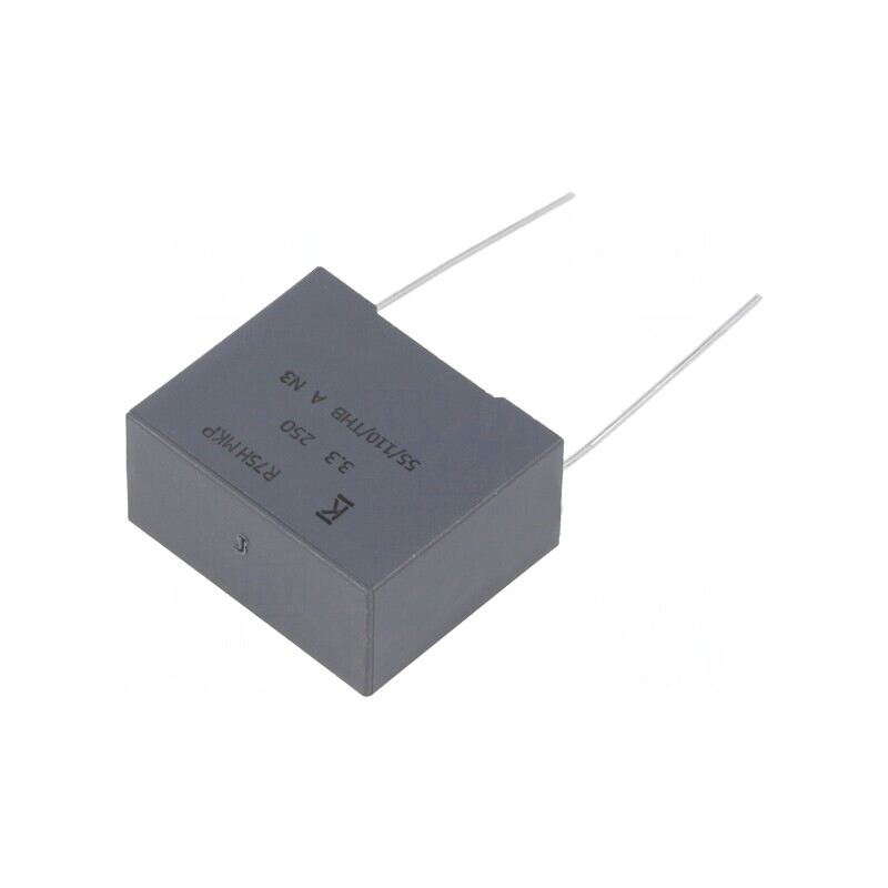 Condensator Polipropilenă 3,3uF THT ±5% | Electronic-mag.ro | Componente Electronice