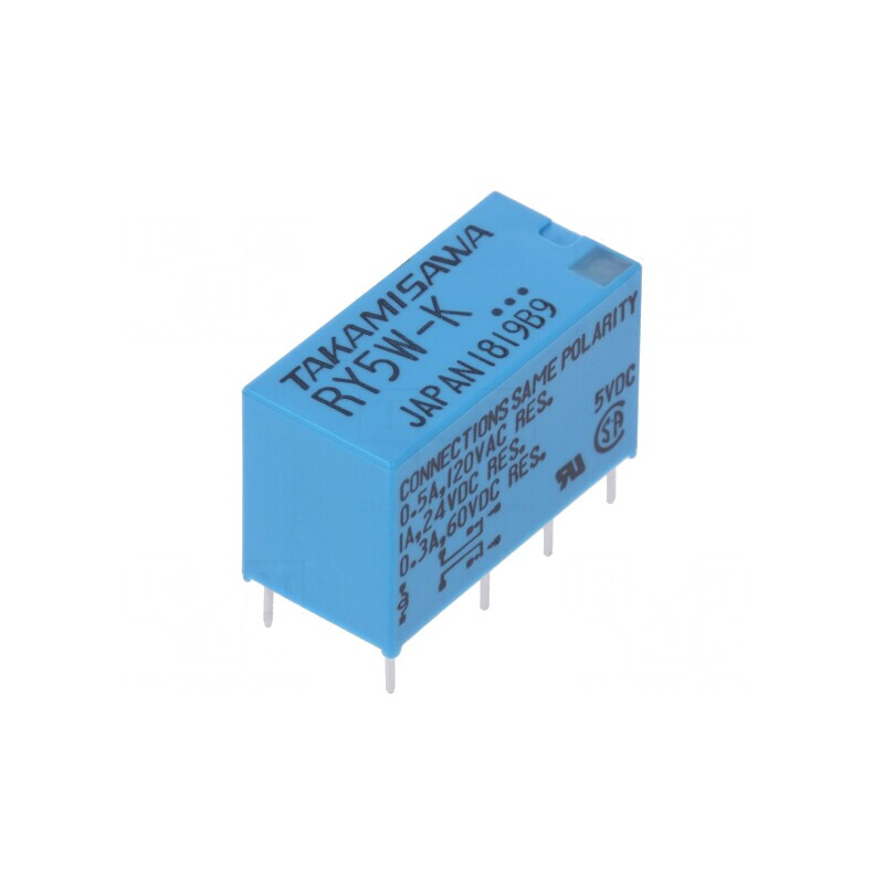 Releu Electromagnetic DPDT 5VDC 1A PCB | Electronic-mag.ro | Componente Electronice