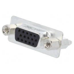 D-Sub HD 15 Pin Soclu Mamă PCB Drept THT | Electronic-mag.ro | Componente Electronice