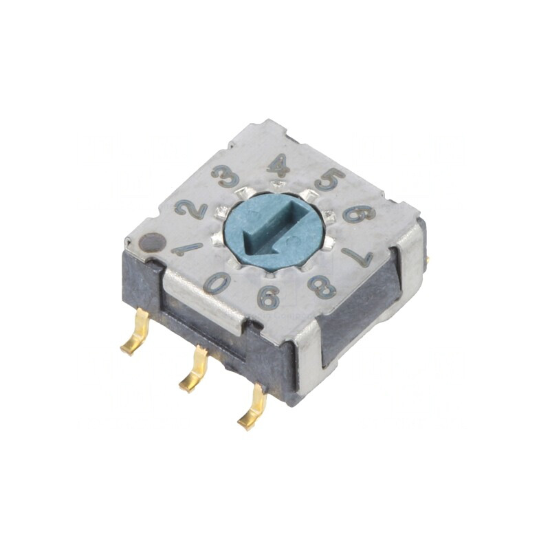 Întrerupător codificare DEC/BCD SMT 10 poziții | Electronic-mag.ro | Componente Electronice