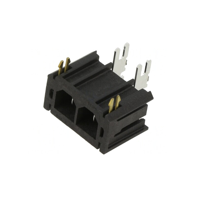 Sabre 2-Contact RA Header 062 Lock Short Tail | Electronic-mag.ro | Componente Electronice
