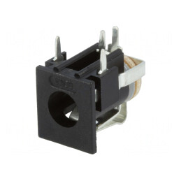 Conector Alimentare DC 6/1,98mm pentru PCB THT 3A 34V