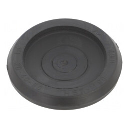Manșon Elastomer Termoplastic TPE 80mm Negru | Electronic-mag.ro | Componente Electronice