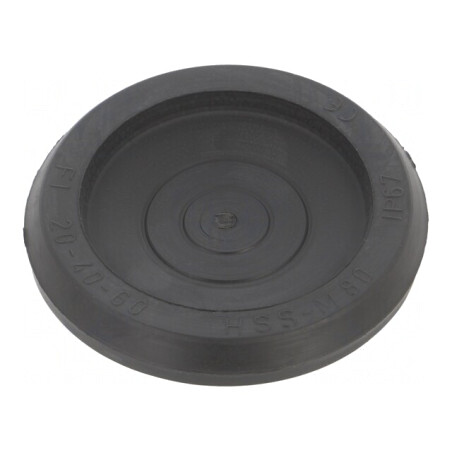 Manșon Elastomer Termoplastic TPE 80mm Negru | Electronic-mag.ro | Componente Electronice
