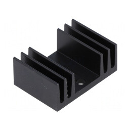 Radiator Extrudat TO220 Negru 20x29x11.5mm 15K/W | Electronic-mag.ro | Componente Electronice