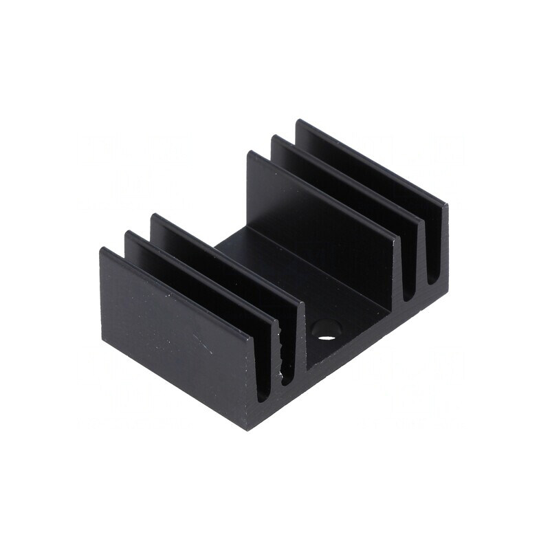 Radiator Extrudat TO220 Negru 20x29x11.5mm 15K/W | Electronic-mag.ro | Componente Electronice