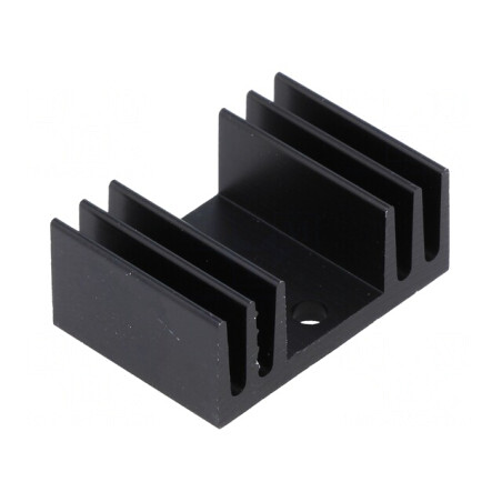 Radiator Extrudat TO220 Negru 20x29x11.5mm 15K/W | Electronic-mag.ro | Componente Electronice