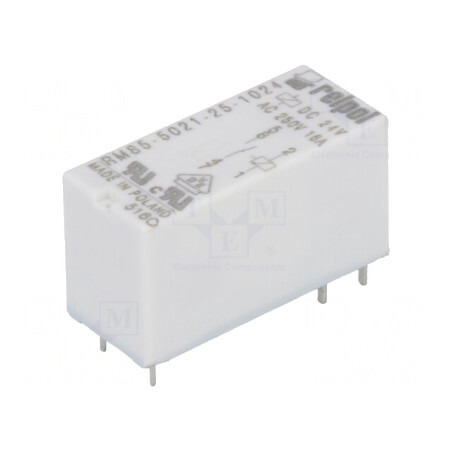 Releu Electromagnetic SPST-NO 24VDC 16A 250VAC PCB | Electronic-mag.ro | Componente Electronice