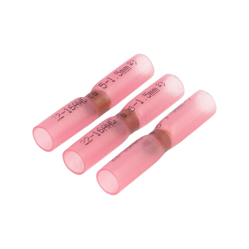 Manșoane de Îmbinare cu Autolipire Izolată 0.5-1.5mm2 Set | Electronic-mag.ro | Componente Electronice