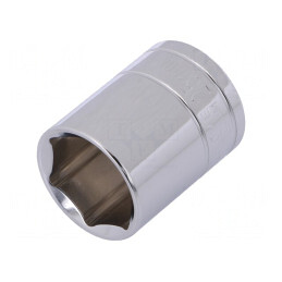 Cheie Tubulară Hexagonală 25mm 1/2" Oțel Crom-Vanadium | Electronic-mag.ro | Componente Electronice