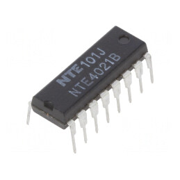 IC Digital 8bit Registru Deplasare Statică Sincron CMOS THT | Electronic-mag.ro | Componente Electronice