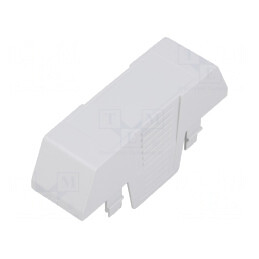 Capac carcase ABS gri 22,5mm UL94HB Serie EH 22,5 | Electronic-mag.ro | Componente Electronice