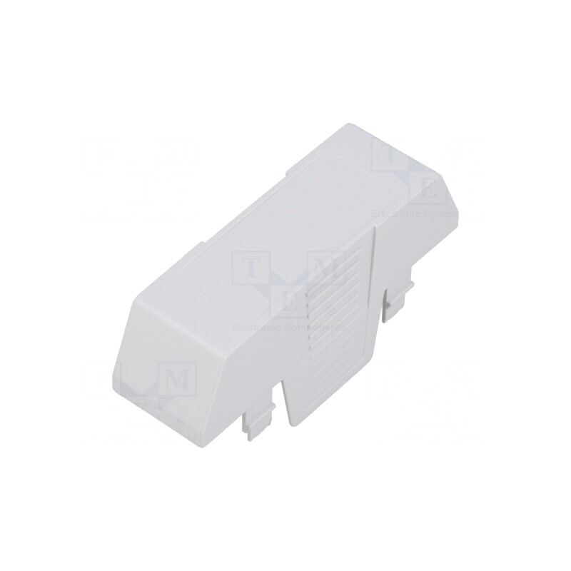 Capac carcase ABS gri 22,5mm UL94HB Serie EH 22,5 | Electronic-mag.ro | Componente Electronice