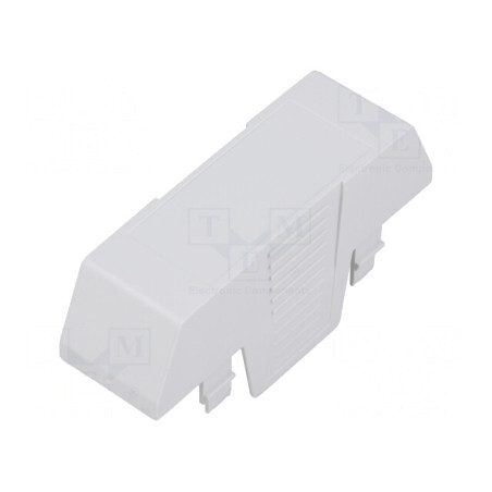 Capac carcase ABS gri 22,5mm UL94HB Serie EH 22,5 | Electronic-mag.ro | Componente Electronice