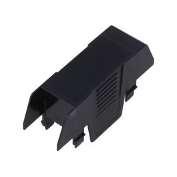 Capac Carcasă Negru ABS 22,5 EH  | Electronic-mag.ro | Componente Electronice