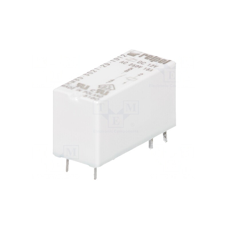 Releu Electromagnetic 12V 16A 250VAC pentru PCB | Electronic-mag.ro | Componente Electronice