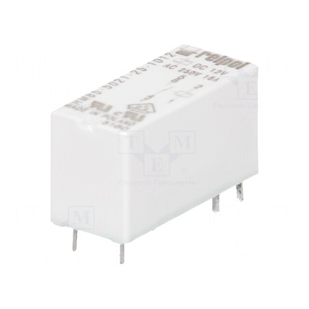 Releu Electromagnetic 12V 16A 250VAC pentru PCB | Electronic-mag.ro | Componente Electronice
