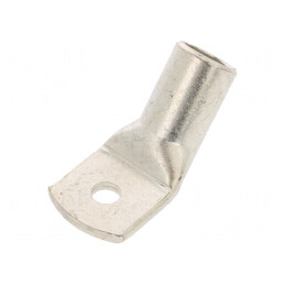 Vârf inelar tubular M6 70mm2 unghi 45° crimpat cablu | Electronic-mag.ro | Componente Electronice