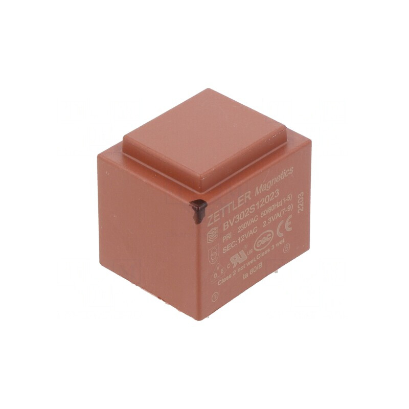 Transformator Încapsulat 2,3VA 230VAC 12V 192mA PCB | Electronic-mag.ro | Componente Electronice