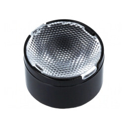 Lentilă LED Rotundă Transparentă PMMA 26-32° | Electronic-mag.ro | Componente Electronice