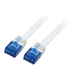 Patch cord UTP Cat5e alb 2m | Electronic-mag.ro | Componente Electronice