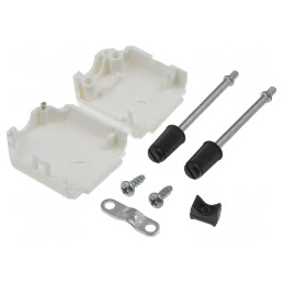 Carcasă pentru conectori D-Sub 9pin și D-Sub HD 15pin | Electronic-mag.ro | Componente Electronice