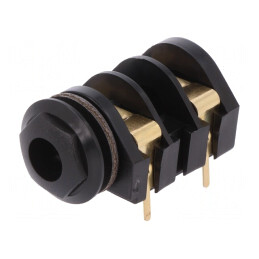 Soclu Jack 6,3mm Mamă Mono cu Întrerupător Dublu | Electronic-mag.ro | Componente Electronice