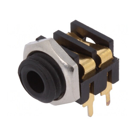 Soclu Jack 3,5mm Mono Mamă cu Întrerupător Dublu | Electronic-mag.ro | Componente Electronice