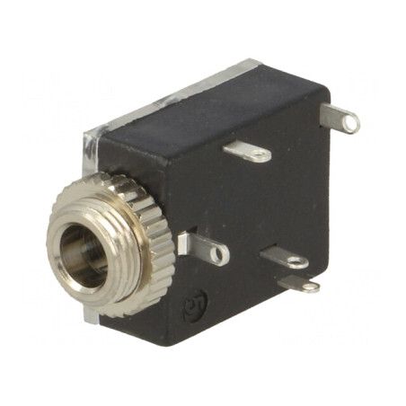 Soclu Jack 3,5mm Mamă Stereo cu Dublu Întrerupător | Electronic-mag.ro | Componente Electronice