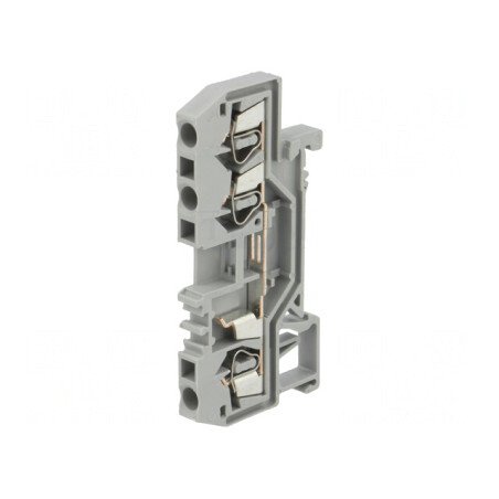 Conector de Șine 2.5mm2 3 Borne Gri 800V | Electronic-mag.ro | Componente Electronice