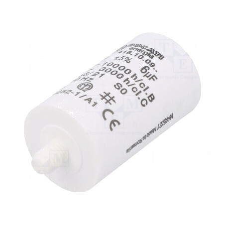 Condensator 6uF 425VAC pentru Motoare | Electronic-mag.ro | Componente Electronice