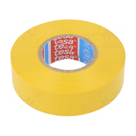 Bandă Electroizolantă Galbenă 19mm x 20m | Electronic-mag.ro | Componente Electronice