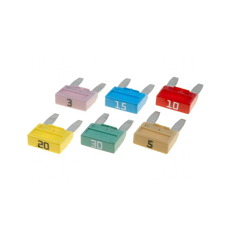 Set Siguranțe Auto 32V - 3A/5A/10A/15A/20A/30A | Electronic-mag.ro | Componente Electronice