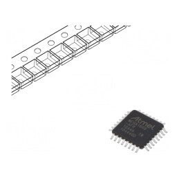 Microcontroler AVR TQFP32 cu Interfețe I2C, PWM, SPI, UART x3 | Electronic-mag.ro | Componente Electronice