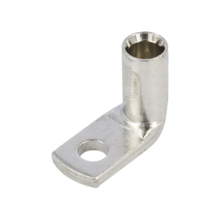 Vârf Inelar Tubular M6 25mm2 Crimpat 90° | Electronic-mag.ro | Componente Electronice