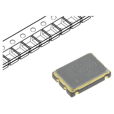 Generator de cuarț 48MHz SMD 7x5mm 3,3V ±50ppm 0-70°C | Electronic-mag.ro | Componente Electronice