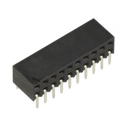 Soclu pini mamă 2,54mm 20 PIN THT PCB | Electronic-mag.ro | Componente Electronice