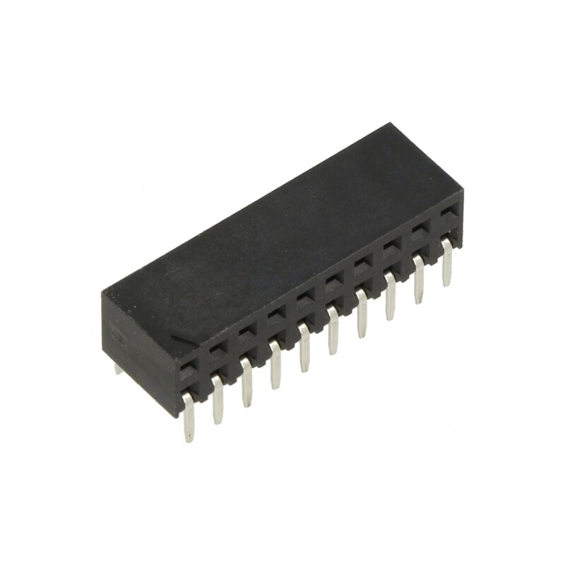 Soclu pini mamă 2,54mm 20 PIN THT PCB | Electronic-mag.ro | Componente Electronice