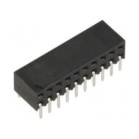 Soclu pini mamă 2,54mm 20 PIN THT PCB | Electronic-mag.ro | Componente Electronice