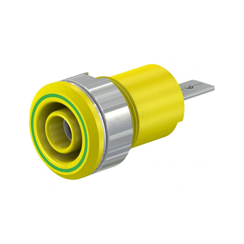 Soclu Banană 4mm Galben-Verde 24A 1kV | Electronic-mag.ro | Componente Electronice Soclu Banană 4mm Galben-Verde 24A 1kV | Electronic-mag.ro | Componente Electronice