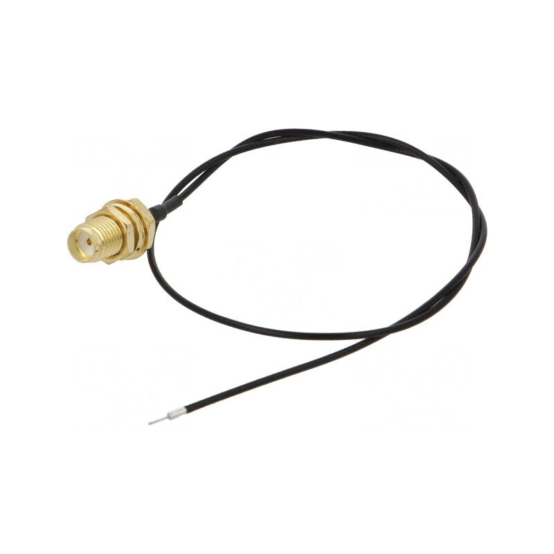 Cablu SMA 50Ω 0,3m Negru | Electronic-mag.ro | Componente Electronice