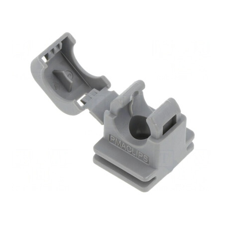 Suport de fixare poliamidă gri 40-105°C PMACLIP SFH | Electronic-mag.ro | Componente Electronice