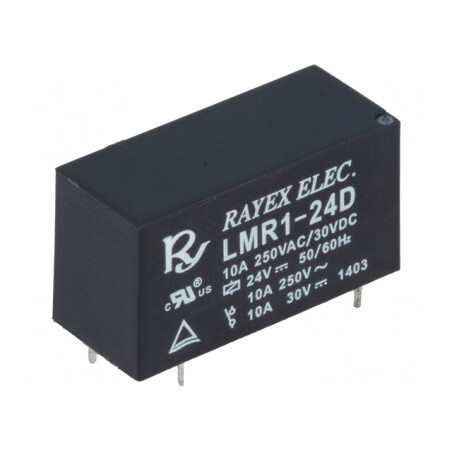 Releu Electromagnetic SPDT 24VDC 12A PCB | Electronic-mag.ro | Componente Electronice