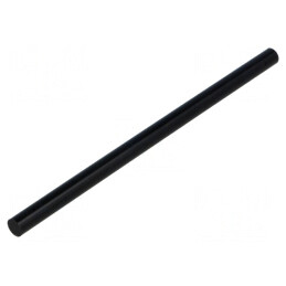 Adaptor Termoplast 6mm x 120mm Negru Fin | Electronic-mag.ro | Componente Electronice