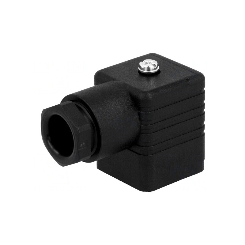 Conector cu Valvă 18mm 3-PIN 90° | Electronic-mag.ro | Componente Electronice